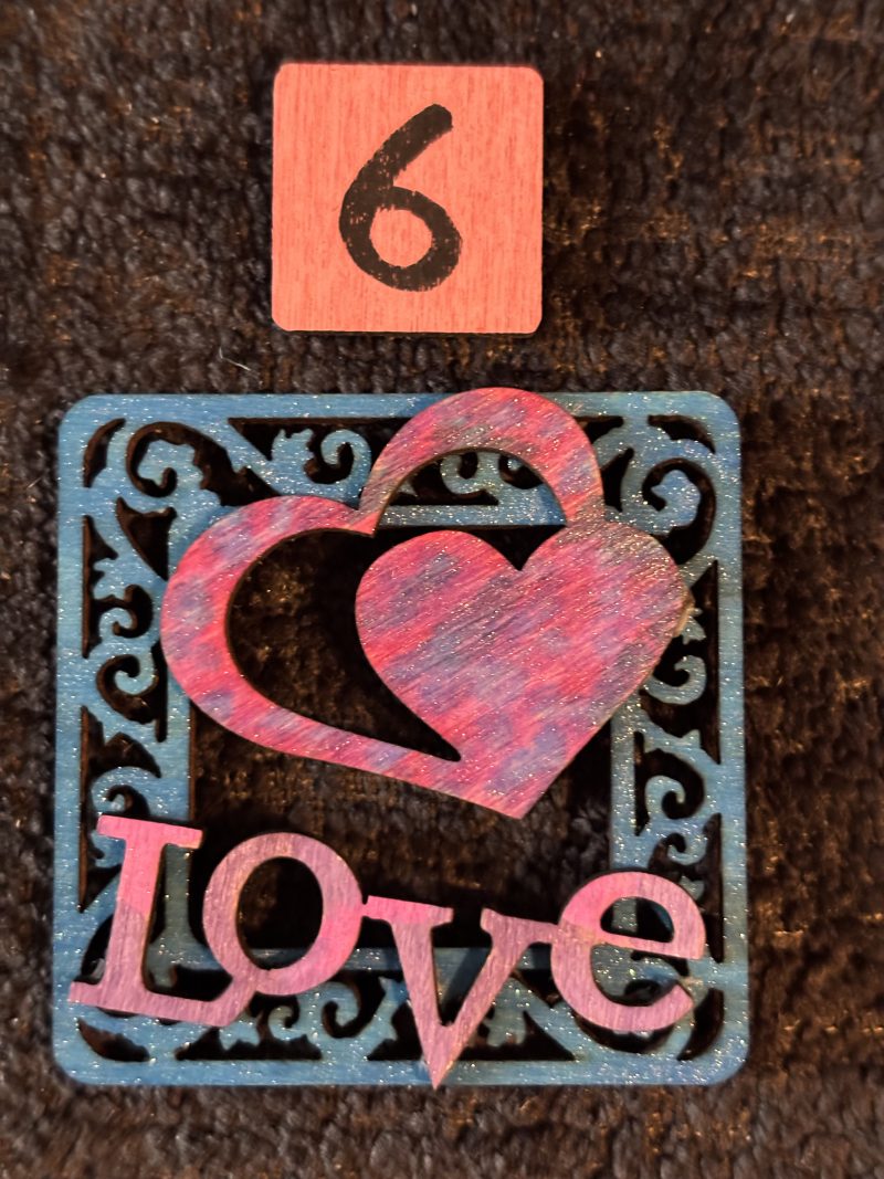 Love Squared - Handmade Wooden Fridge Magnets (20% OFF MULTIBUY!)