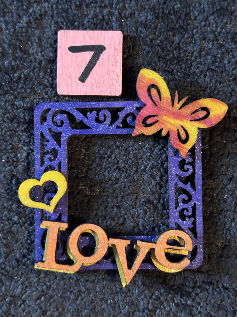 Love Squared - Handmade Wooden Fridge Magnets (20% OFF MULTIBUY!)