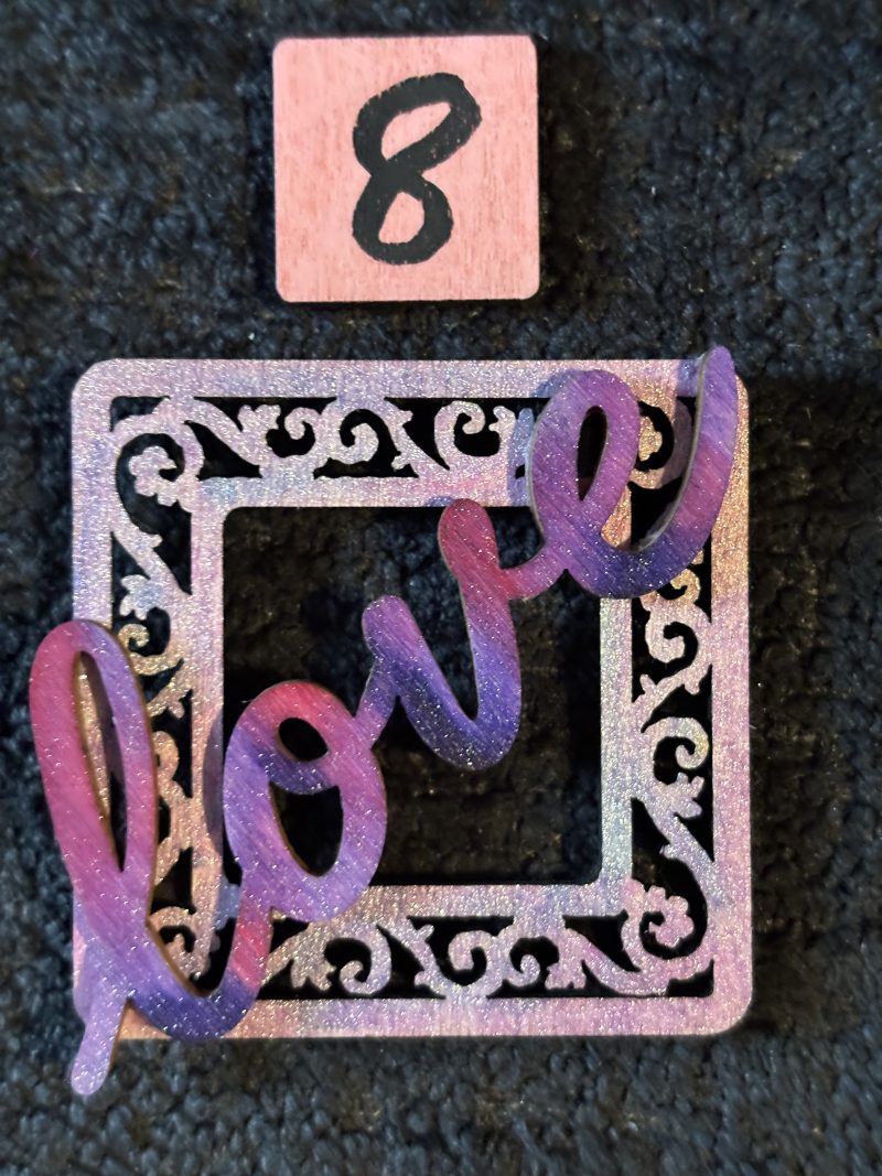 Love Squared - Handmade Wooden Fridge Magnets (20% OFF MULTIBUY!)