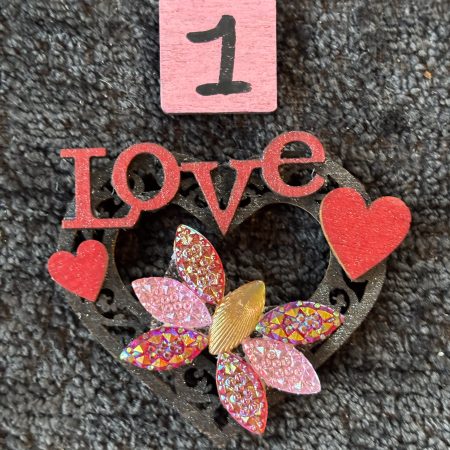 Love Hearts Handmade Wooden Fridge Magnets (MULTIBUY 20% OFF!)