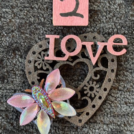 Love Hearts Handmade Wooden Fridge Magnets (MULTIBUY 20% OFF!)