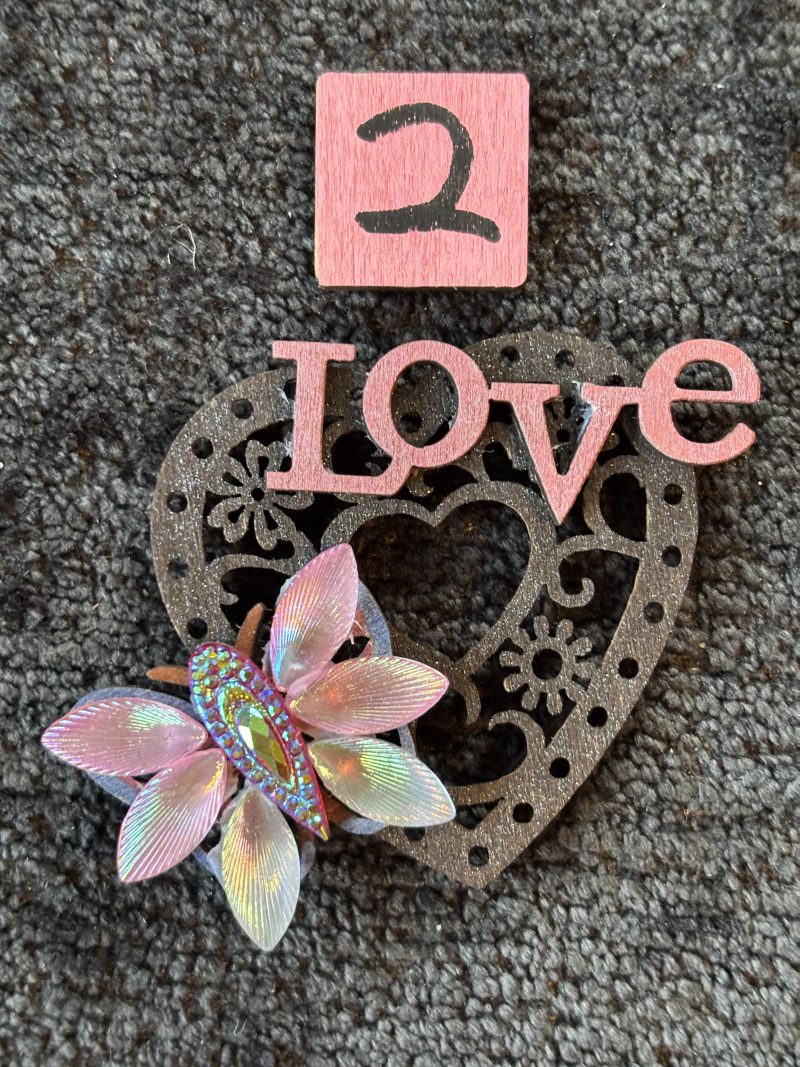 Love Hearts Handmade Wooden Fridge Magnets (MULTIBUY 20% OFF!)