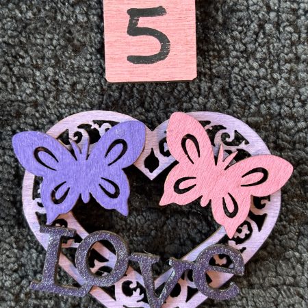 Love Hearts Handmade Wooden Fridge Magnets (MULTIBUY 20% OFF!)