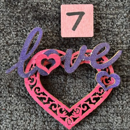 Love Hearts Handmade Wooden Fridge Magnets (MULTIBUY 20% OFF!)