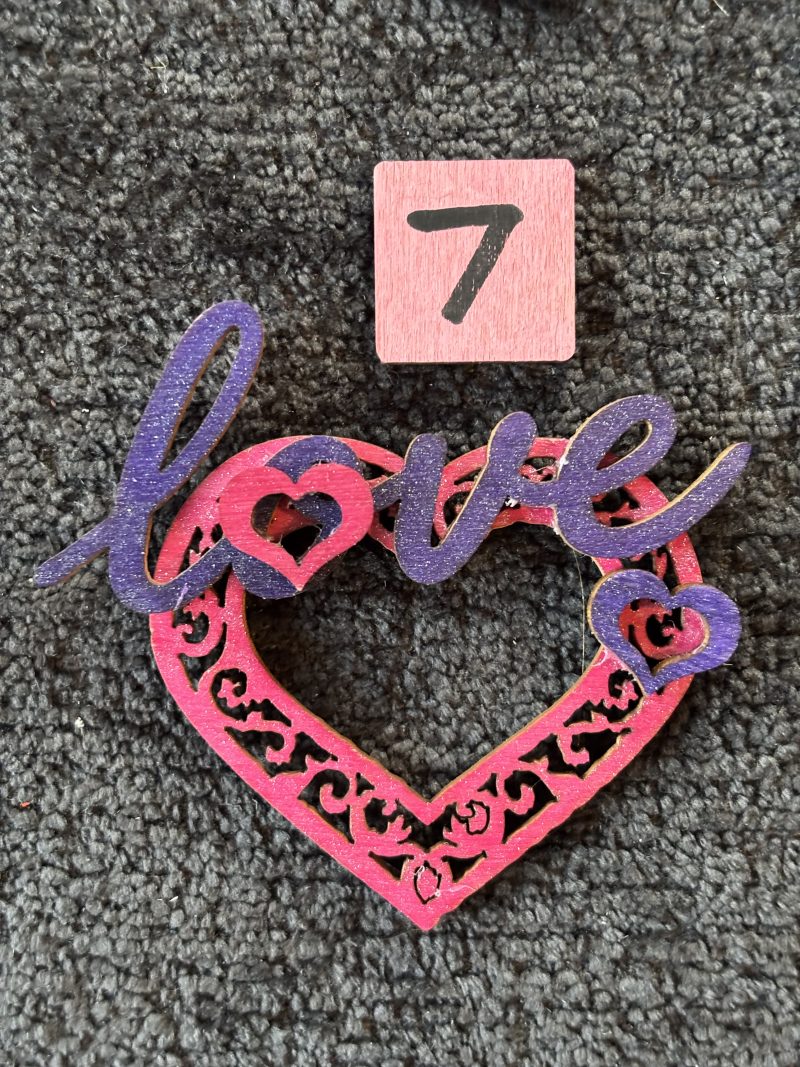 Love Hearts Handmade Wooden Fridge Magnets (MULTIBUY 20% OFF!)