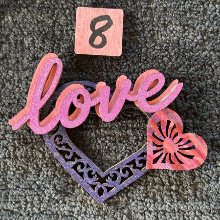 Love Hearts Handmade Wooden Fridge Magnets (MULTIBUY 20% OFF!)