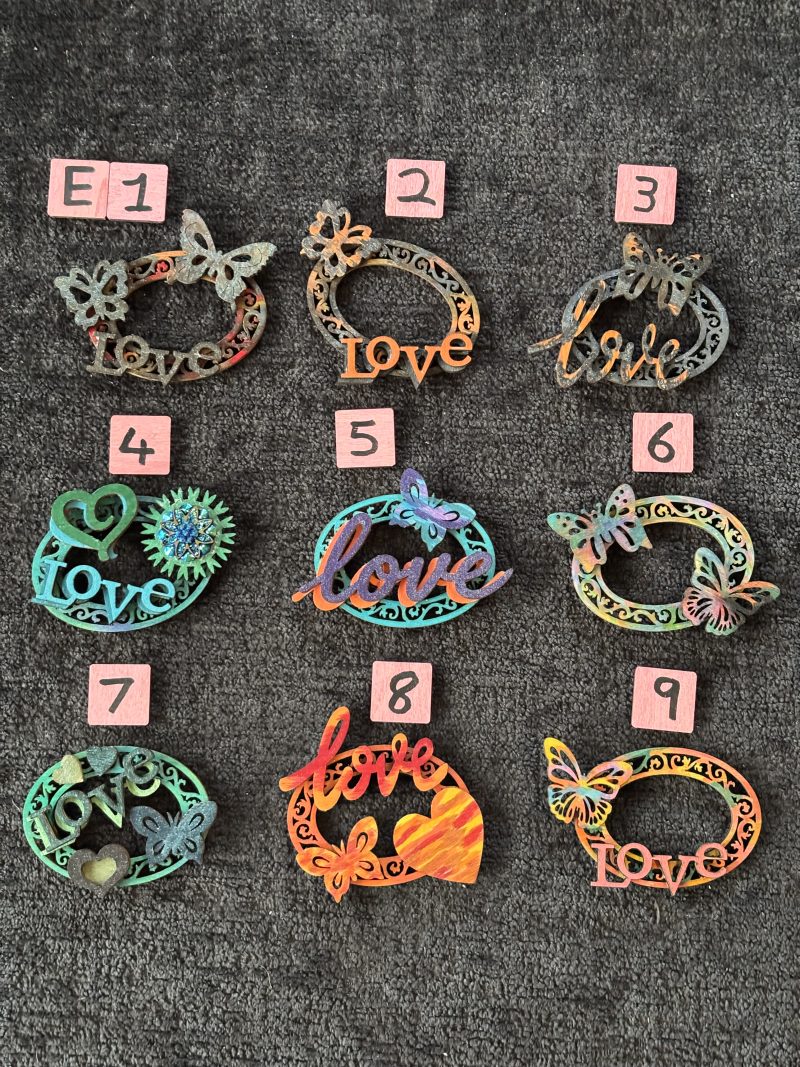 Ovally Cool, Handmade Wooden Fridge Magnets (MULTIBUY BARGAIN!)