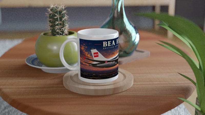 British Airways BEA A319 11oz Ceramic Aviation Mug