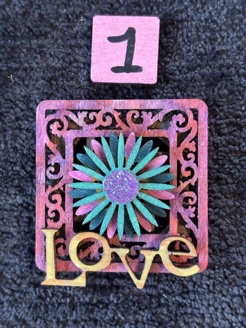 Shades Of Love, Handmade Wooden Fridge Magnets (MULTIBUY BARGAIN!) (Copy)