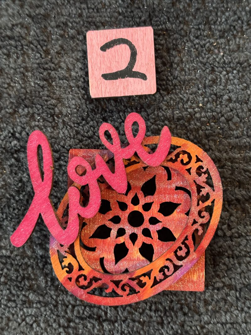 Shades Of Love, Handmade Wooden Fridge Magnets (MULTIBUY BARGAIN!) (Copy)