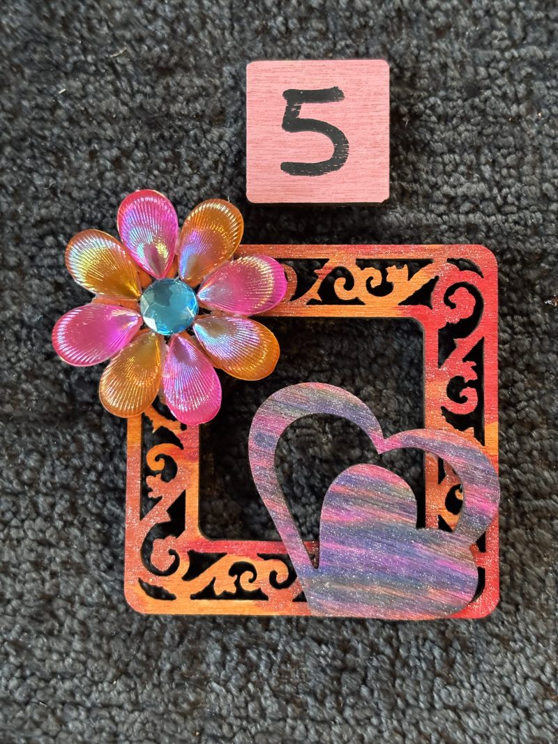 Shades Of Love, Handmade Wooden Fridge Magnets (MULTIBUY BARGAIN!) (Copy)