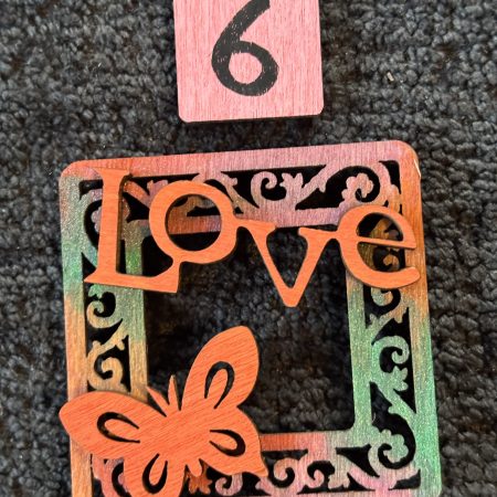 Shades Of Love, Handmade Wooden Fridge Magnets (MULTIBUY BARGAIN!) (Copy)