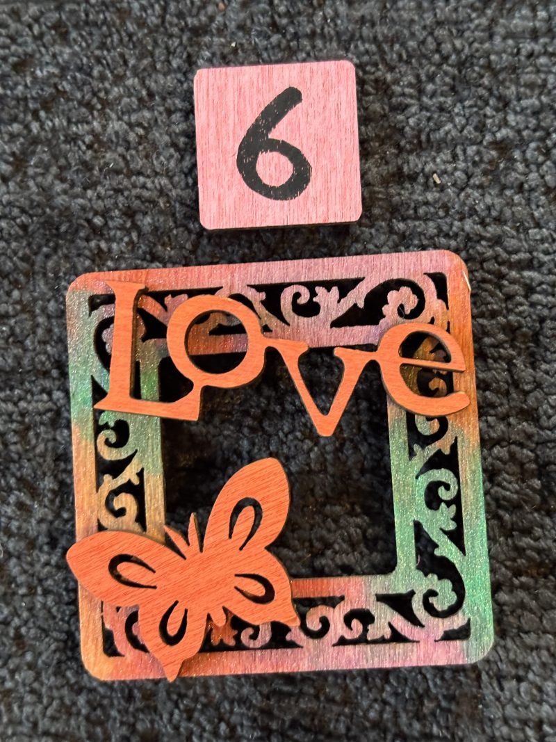 Shades Of Love, Handmade Wooden Fridge Magnets (MULTIBUY BARGAIN!) (Copy)