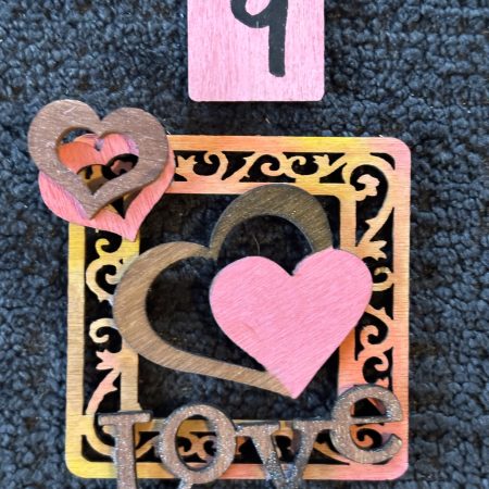 Shades Of Love, Handmade Wooden Fridge Magnets (MULTIBUY BARGAIN!) (Copy)