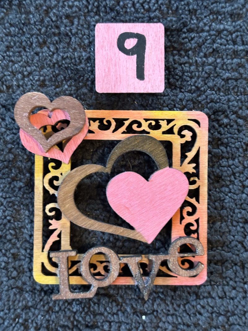 Shades Of Love, Handmade Wooden Fridge Magnets (MULTIBUY BARGAIN!) (Copy)