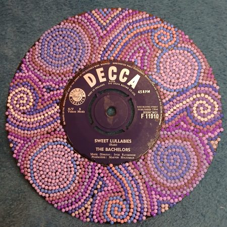 Diamond art vintage 45" record