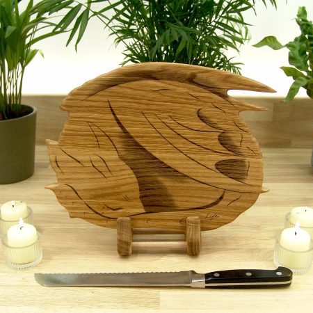 Sleeping Dragon Chopping Board - Oak, Hand Made