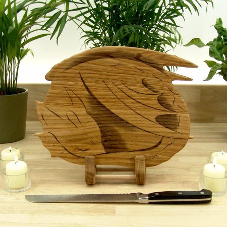 Sleeping Dragon Chopping Board - Oak, Hand Made