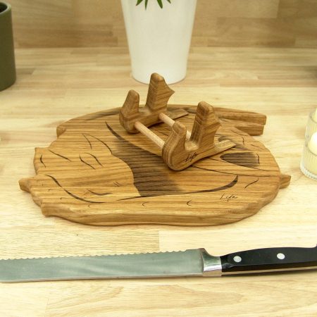 Sleeping Dragon Chopping Board - Oak, Hand Made