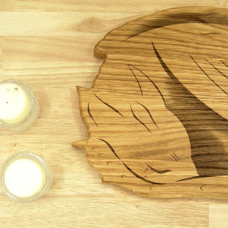 Sleeping Dragon Chopping Board - Oak, Hand Made