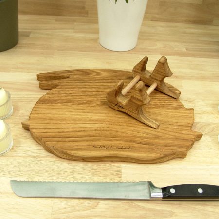Sleeping Dragon Chopping Board - Oak, Hand Made