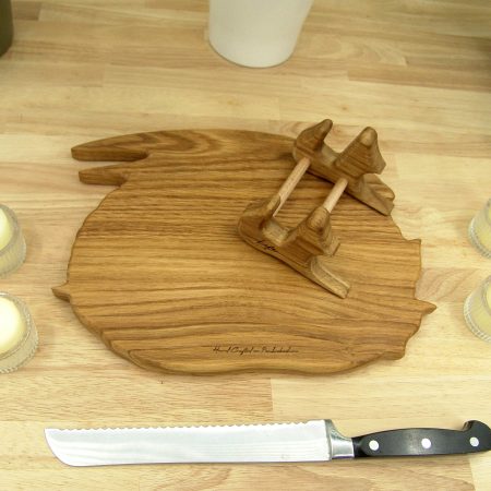 Sleeping Dragon Chopping Board - Oak, Hand Made