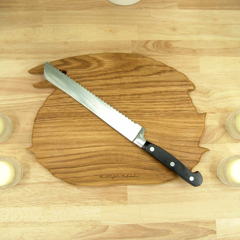 Sleeping Dragon Chopping Board - Oak, Hand Made