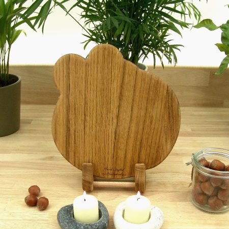 Mouse Chopping Board: Oak Sleepy Dormouse Cheese Board, UK Hand Made