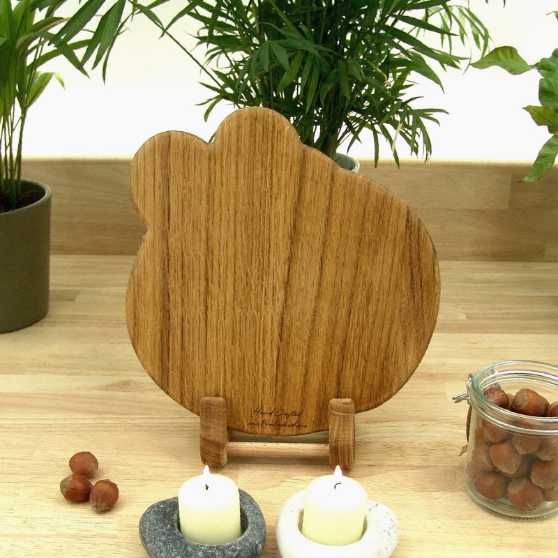 Mouse Chopping Board: Oak Sleepy Dormouse Cheese Board, UK Hand Made