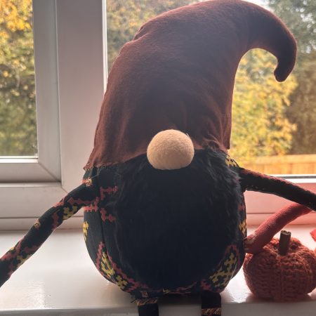Handmade Gonk Gnome fabric figurines.
