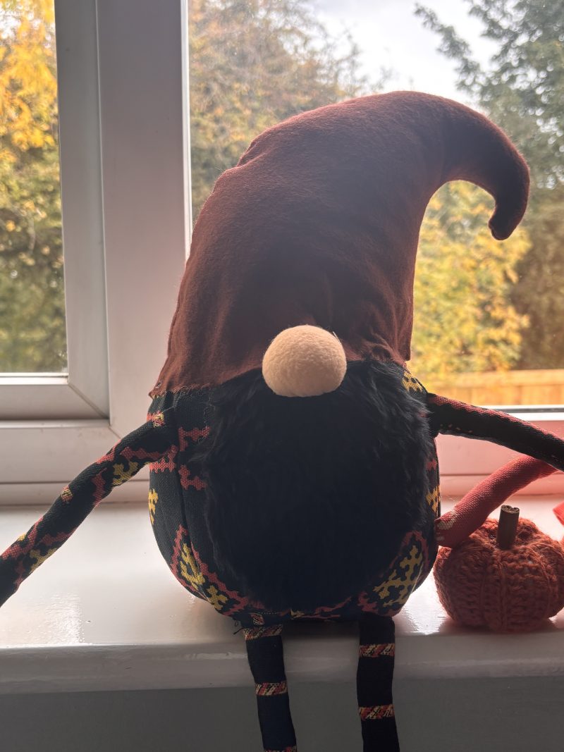Handmade Gonk Gnome fabric figurines.