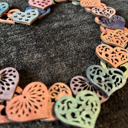 Heart Art! Handmade, Layered, Wooden Frames