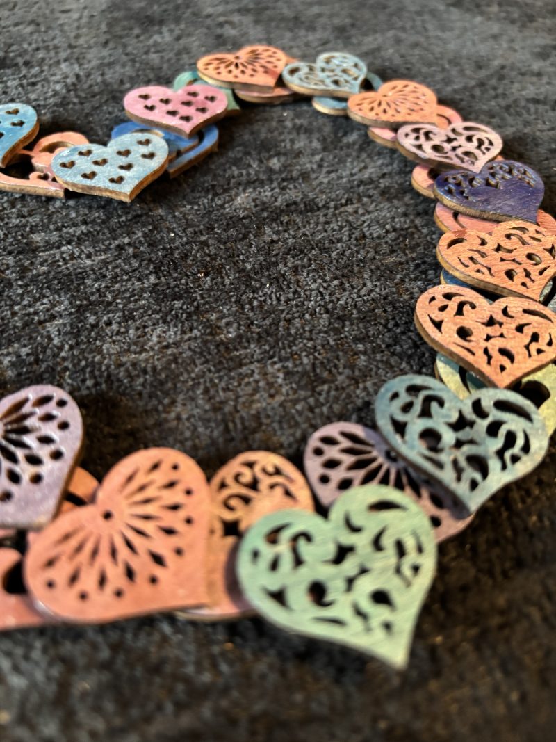 Heart Art! Handmade, Layered, Wooden Frames