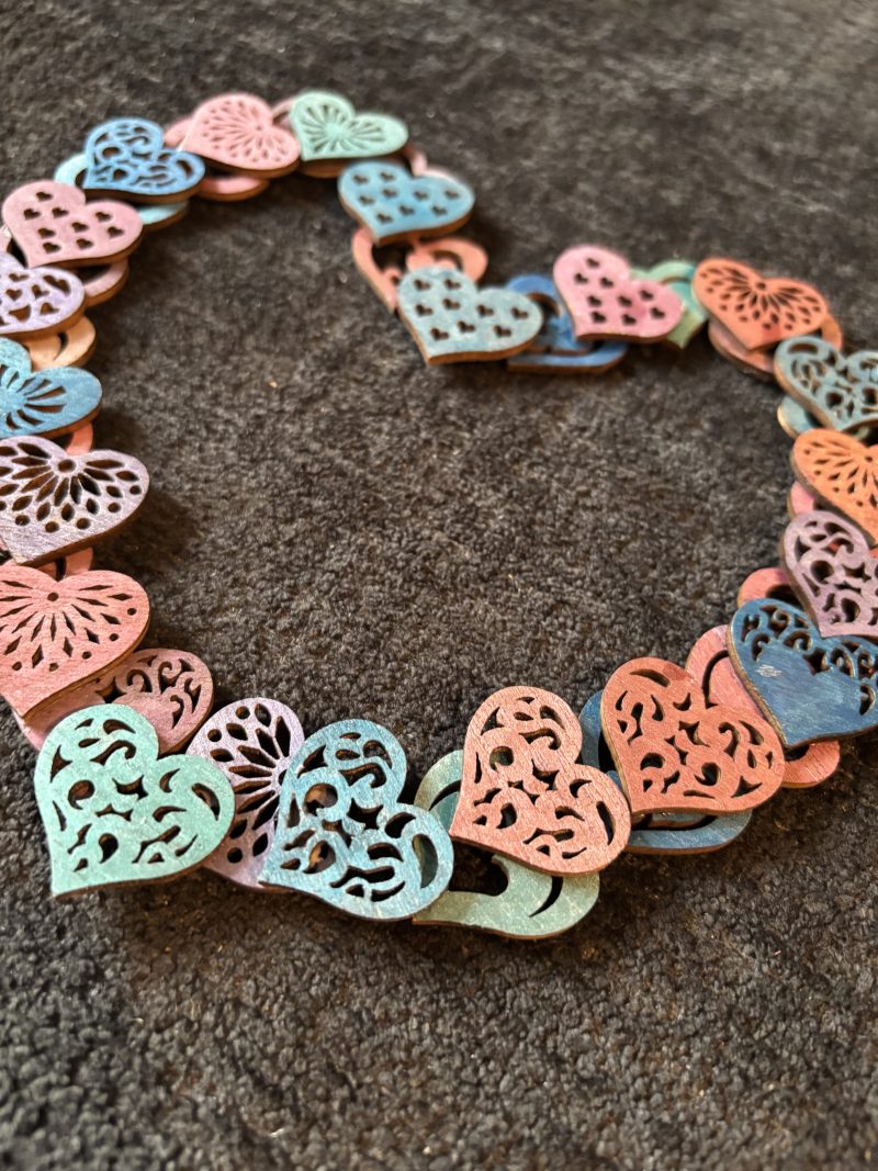 Heart Art! Handmade, Layered, Wooden Frames