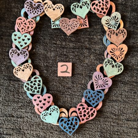 Heart Art! Handmade, Layered, Wooden Frames