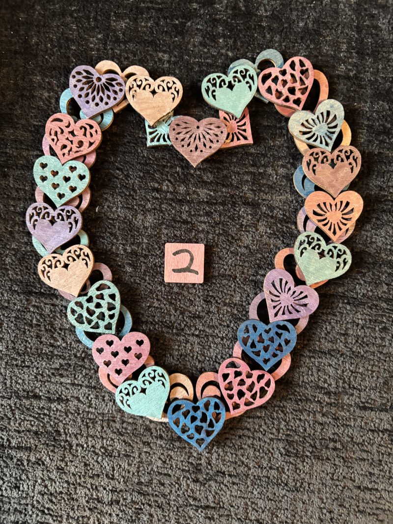 Heart Art! Handmade, Layered, Wooden Frames