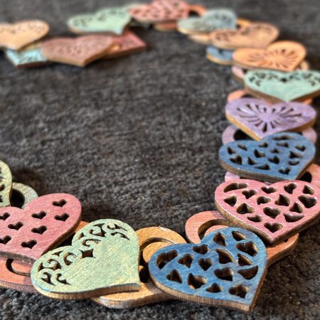Heart Art! Handmade, Layered, Wooden Frames
