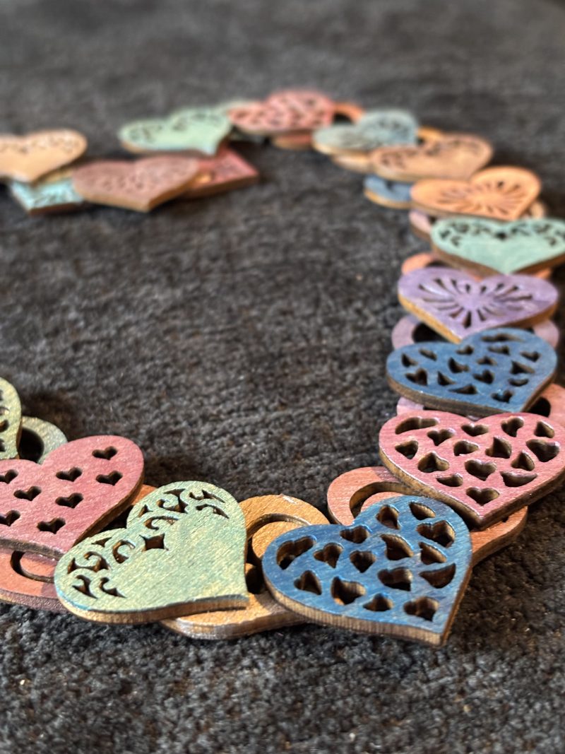 Heart Art! Handmade, Layered, Wooden Frames