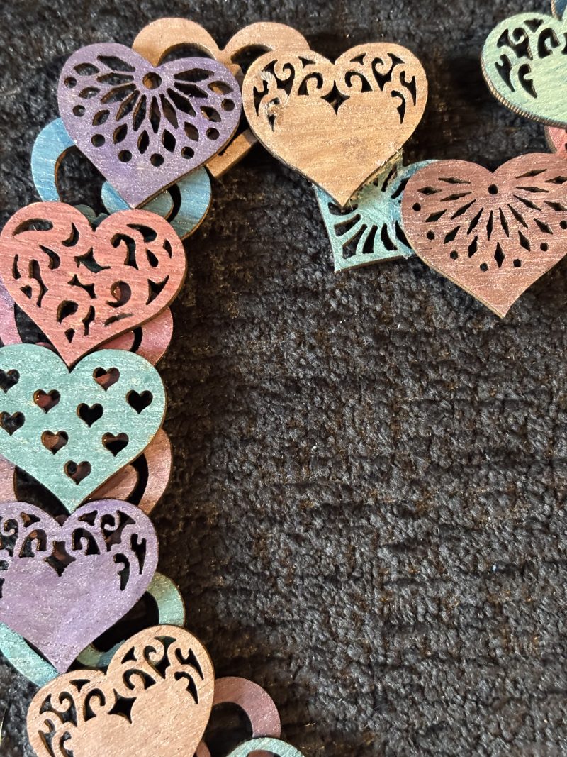 Heart Art! Handmade, Layered, Wooden Frames
