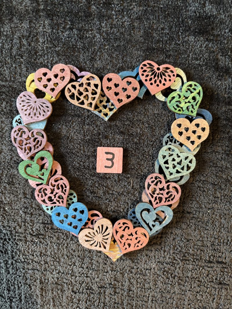 Heart Art! Handmade, Layered, Wooden Frames