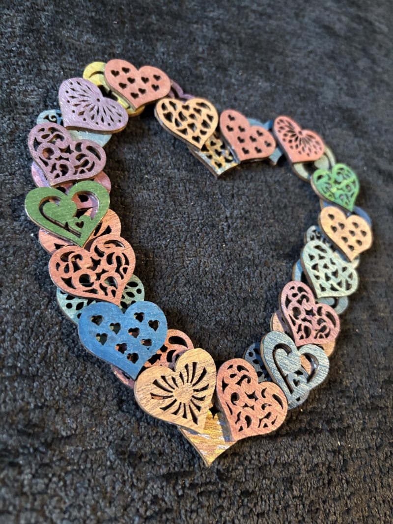 Heart Art! Handmade, Layered, Wooden Frames