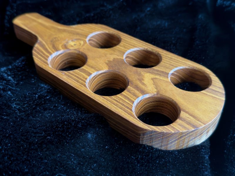 Laburnum Hardwood Egg Tray, 6-egg capacity