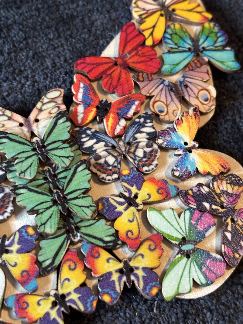Butterfly, Hand Created, Wooden 3D Layers
