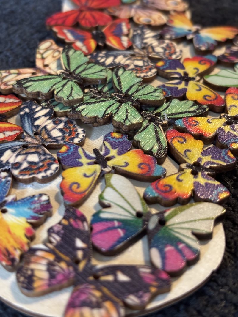 Butterfly, Hand Created, Wooden 3D Layers