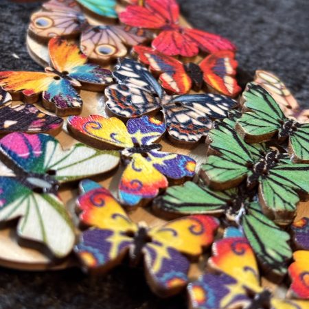 Butterfly, Hand Created, Wooden 3D Layers