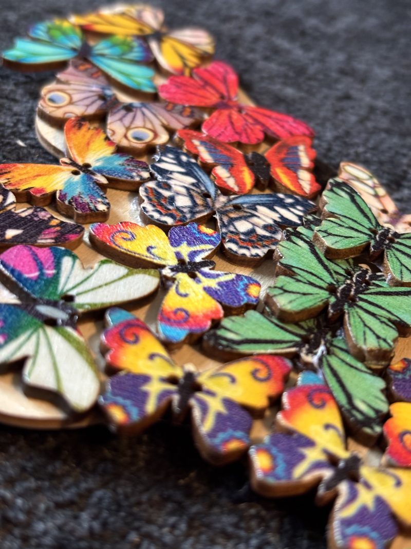 Butterfly, Hand Created, Wooden 3D Layers
