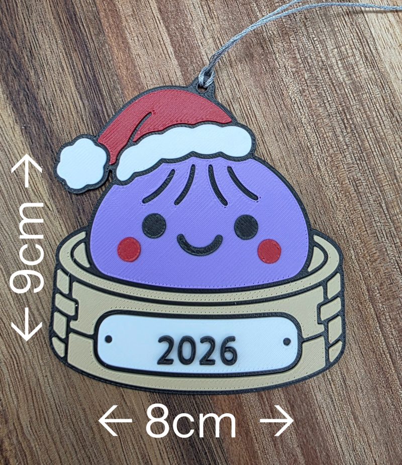 Dumpling Christmas bauble