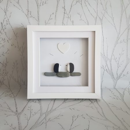 Penguin pebble art | Unique Gift for Penguin lovers