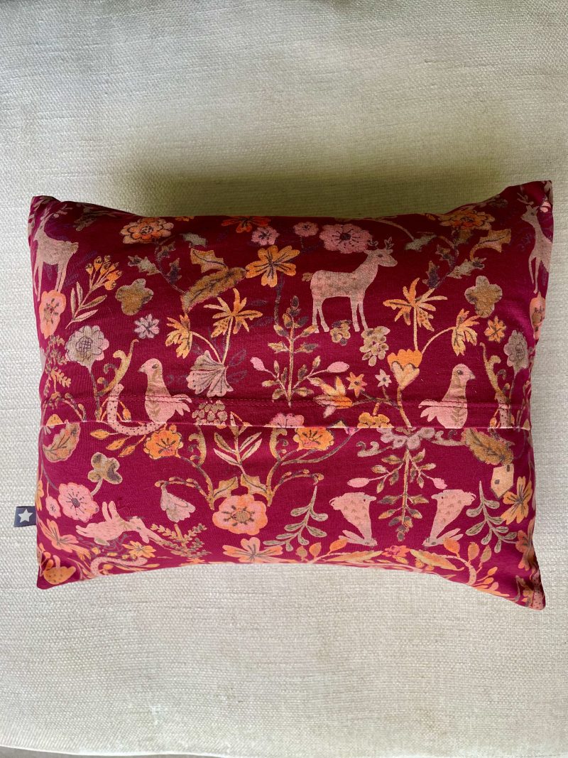Mini pillow with removable cover (“Autumn Forest")