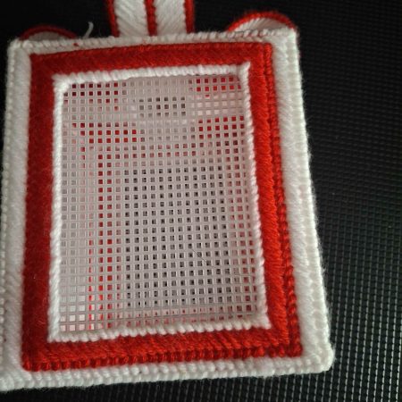 Tissue box with design with pockets for photos